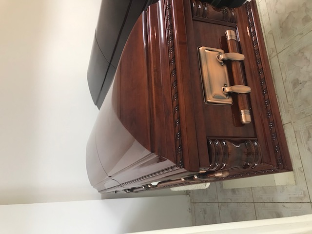 Imported Mahogany Rope casket package